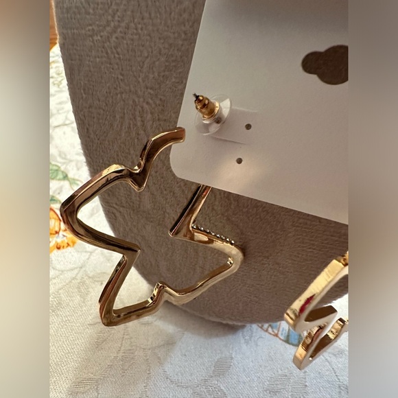 Butterfly earrings with rhinestones - Picture 4 of 8